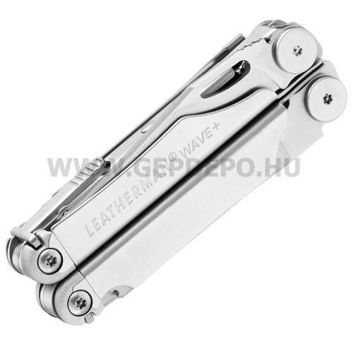 Leatherman Wave Plus multiszerszám, natúr, fekete gyöngyvászon tok
