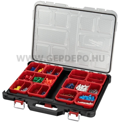 Milwaukee PACKOUT™ nagy, vékony rendszerező doboz