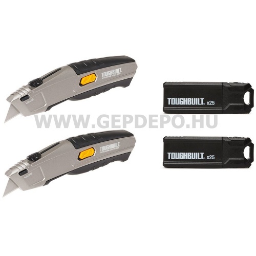 Toughbuilt 2 darabos egyenes kés 50 darab pengével