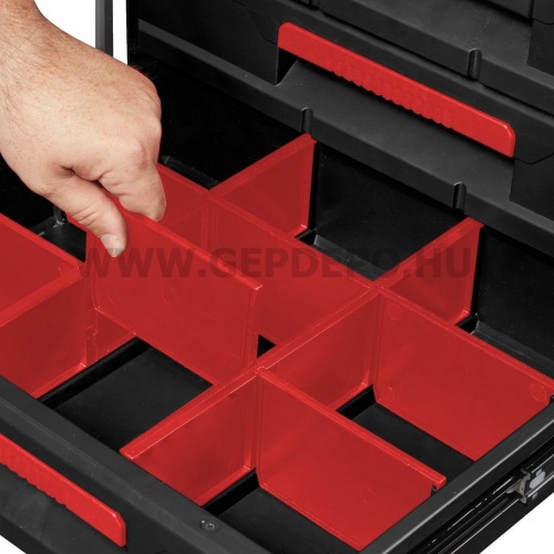 Milwaukee elválasztók 3 fiókos PACKOUT™ tároló ládához
