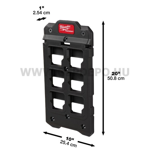 Milwaukee PACKOUT™ Rögzítőlemez 254 x 508 x 25
