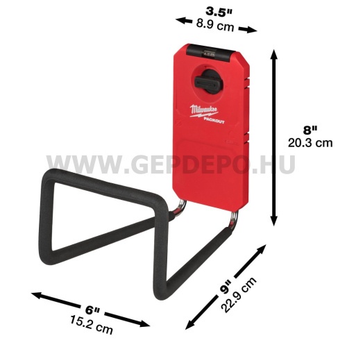 Milwaukee PACKOUT™ Akasztó széles