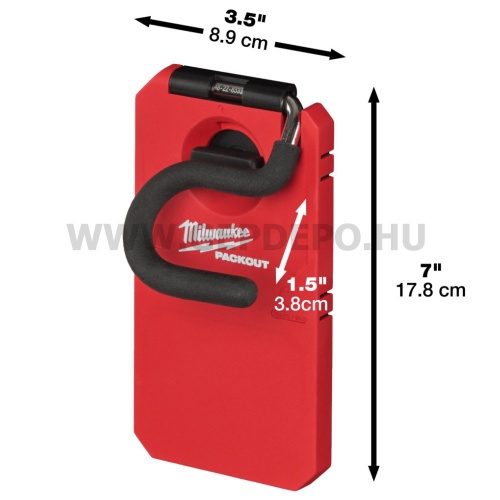 Milwaukee PACKOUT™ Akasztó S alakú, 100 mm