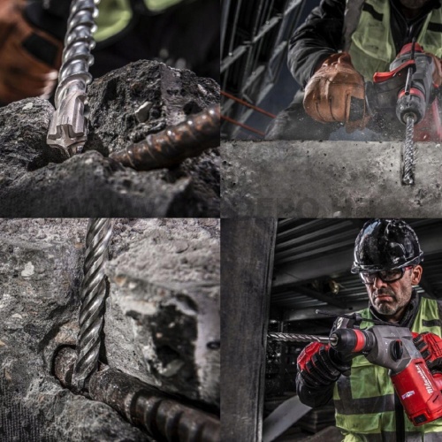 Milwaukee Shockwave Impact Duty üveg és csempefúró készlet - 5 részes