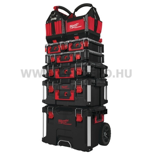 Milwaukee PACKOUT™ szett (nyitott tároló, keskeny rendszerező, tároló láda)