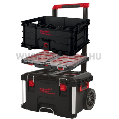 Milwaukee PACKOUT™ szett (nyitott tároló, keskeny rendszerező, tároló láda)