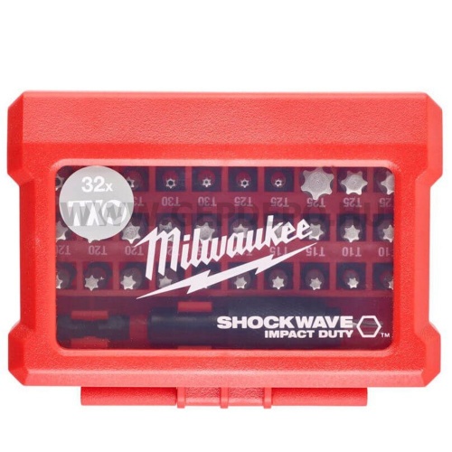 Milwaukee Shockwave Impact Duty torx bit készlet - 32 részes