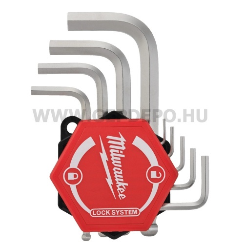 Milwaukee hex kompakt imbuszkulcs készlet - 9 részes (1.5-10 mm)