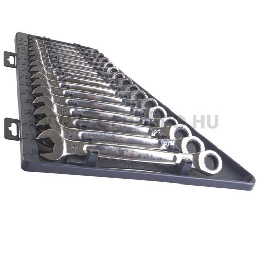 Milwaukee MAX BITE™ racsnis csillag-villáskulcs készlet, 15 darabos