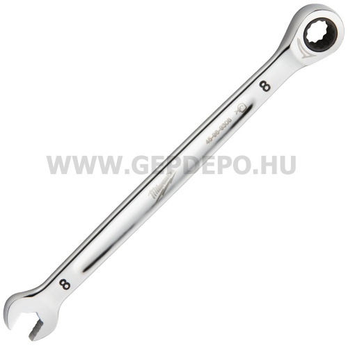 Milwaukee MAX BITE™ Racsnis csillag-villáskulcs 8 mm