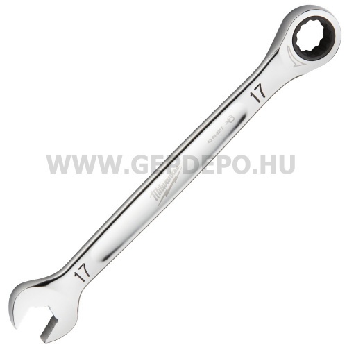 Milwaukee MAX BITE™ Racsnis csillag-villáskulcs 17 mm