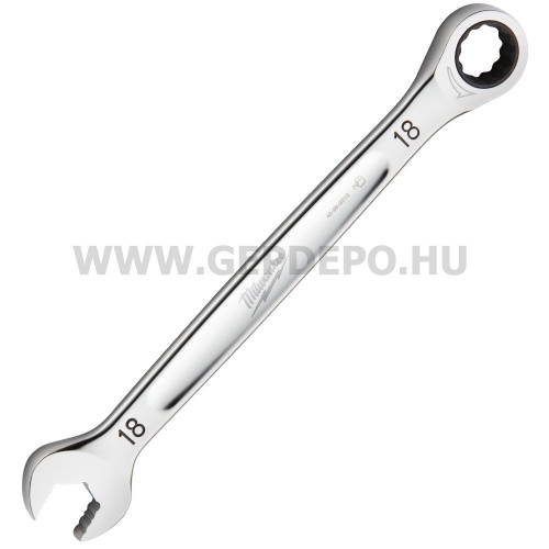 Milwaukee MAX BITE™ Racsnis csillag-villáskulcs 18 mm