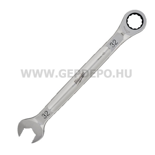 Milwaukee MAX BITE™ Racsnis csillag-villáskulcs 32 mm