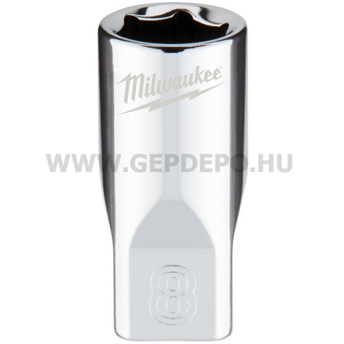 Milwaukee 1/4" Dugókulcsbetét rövid, 8 mm