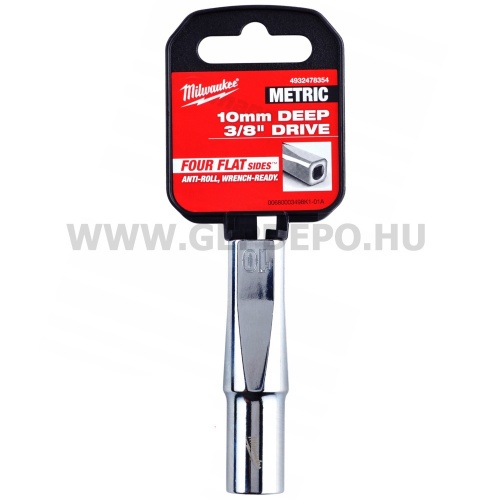 Milwaukee 3/8" Dugókulcsbetét hosszú, 10 mm