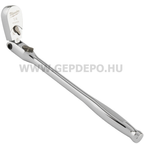 Milwaukee 1/4" Racsnis csuklós hajtókar hosszított, 228,6 mm
