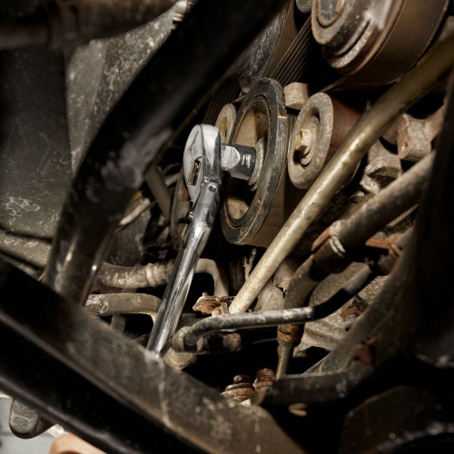 Milwaukee 1/2" Racsnis csuklós hajtókar hosszított, 457.2 mm