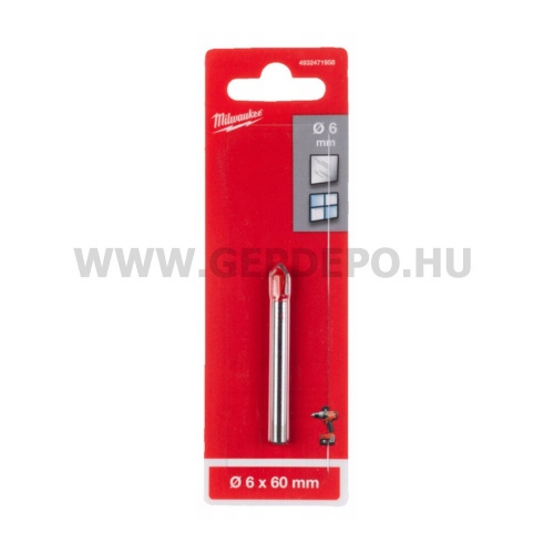 Milwaukee Fúró üvegekhez és csempelapokhoz 6 x 60 mm