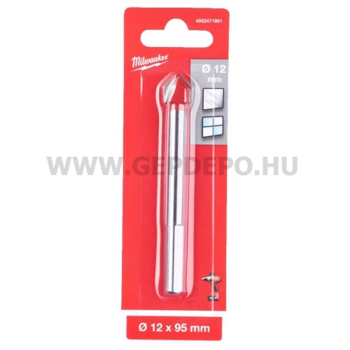 Milwaukee Fúró üvegekhez és csempelapokhoz 12 x 95 mm