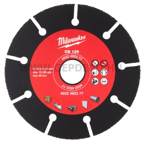 Milwaukee Karbid Vágókorong 125 mm