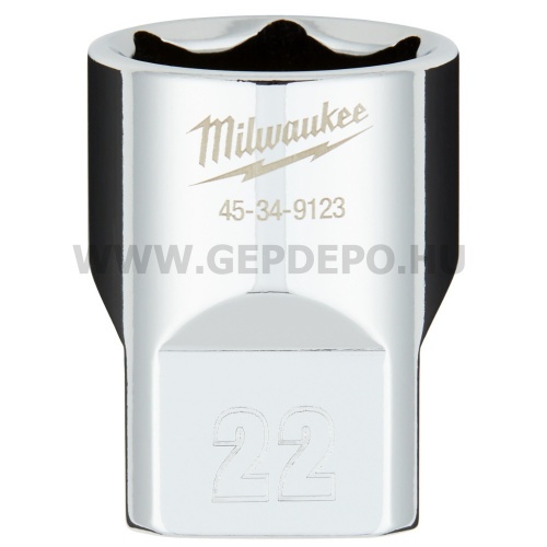 Milwaukee 1/2" Dugókulcsbetét rövid, 23 mm