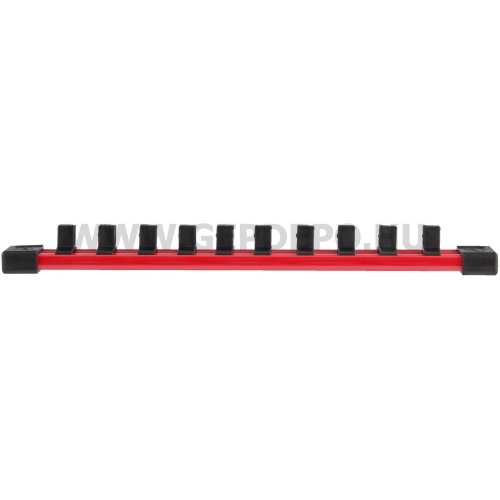 Milwaukee 3/8" Dugókulcsok rövid, SAE, tartósínen 10 db