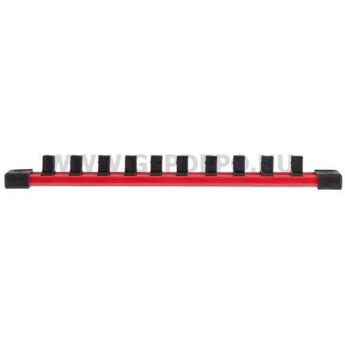 Milwaukee 3/8" Dugókulcsok hosszú, SAE, tartósínen 10 db