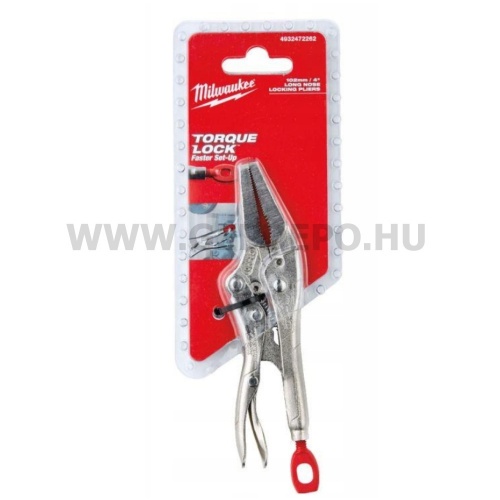 Milwaukee Torque Lock hosszúcsőrű, állítható önzáró fogó 9" - 230 mm