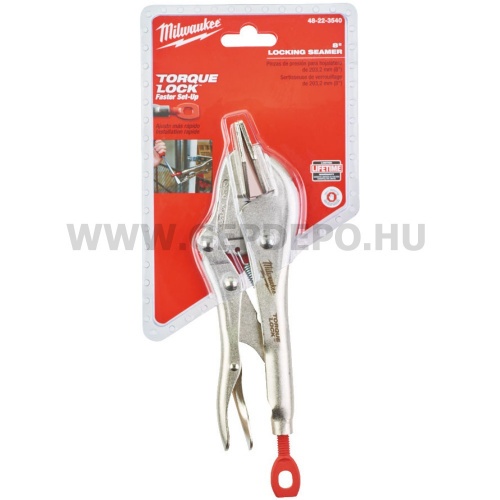 Milwaukee Torque Lock MAXBITE széles pofájú, állítható önzáró fogó 8" - 200 mm