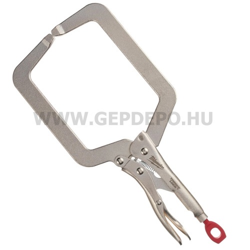 Milwaukee Torque Lock C-formájú, gömbölyű pofájú, állítható önzáró fogó 9" - 230 mm