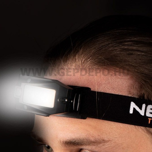 Neo fejlámpa tölthető USB 180 LUMEN COB LED