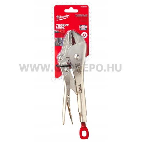 Milwaukee Torque Lock egyenes pofájú, állítható önzáró fogó 10" - 250 mm