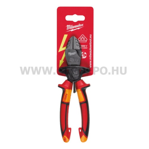 Milwaukee VDE Heavy Duty erő oldalcsípő fogó 180 mm