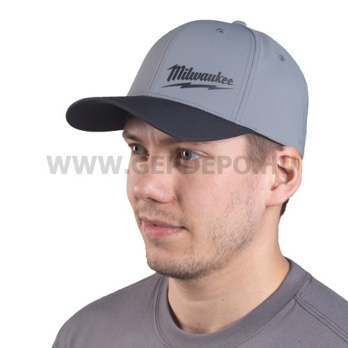 Milwaukee Performance baseball sapka, szürke - S/M