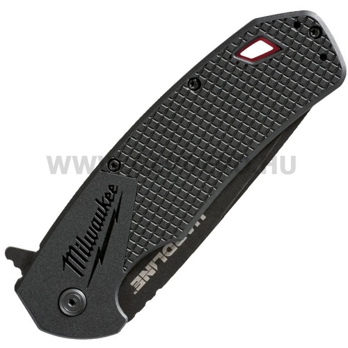Milwaukee Összecsukható kés sima élű 89 mm, D2 acél, fekete