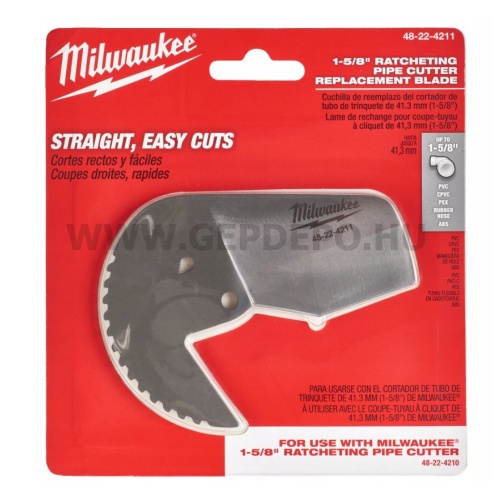 Milwaukee Cserélhető penge racsnis PVC vágóhoz 42 mm