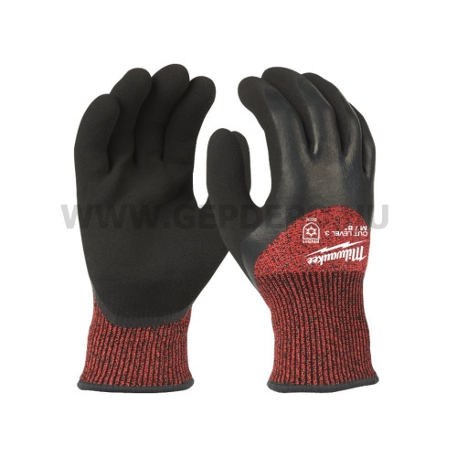 Milwaukee vágásbiztos téli kesztyű - 3/C vágási szint - XL/10