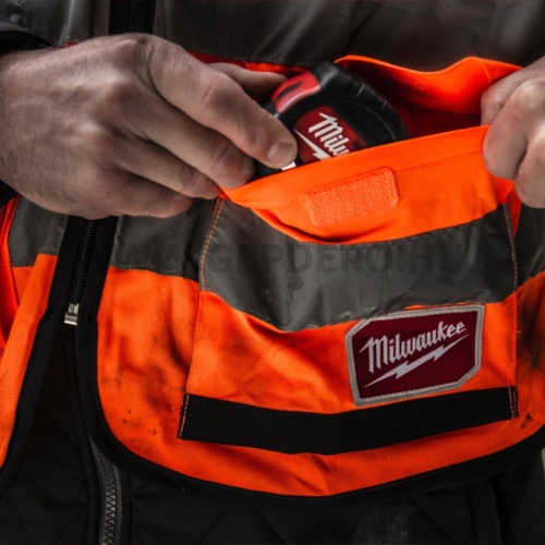Milwaukee PREMIUM láthatósági mellény, narancssárga - L/XL