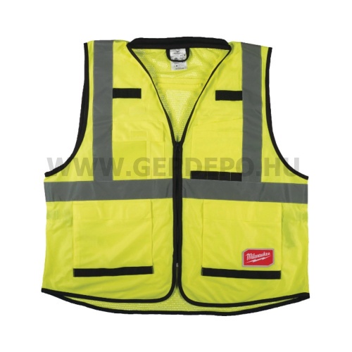 Milwaukee PREMIUM láthatósági mellény, sárga - S/M