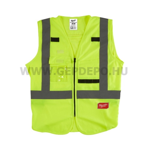 Milwaukee láthatósági mellény, sárga - XXL/XXXL