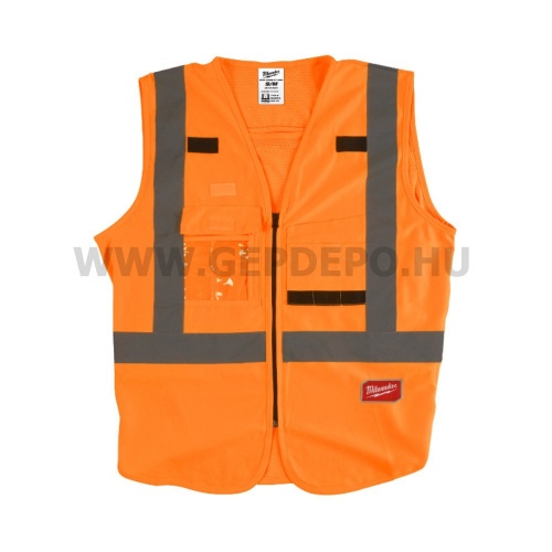 Milwaukee láthatósági mellény, narancssárga - XXL/XXXL