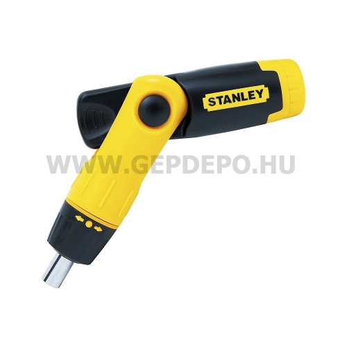 Stanley pisztolymarkolatú racsnis multibit csavarhúzó készlet - 25 részes, ládában