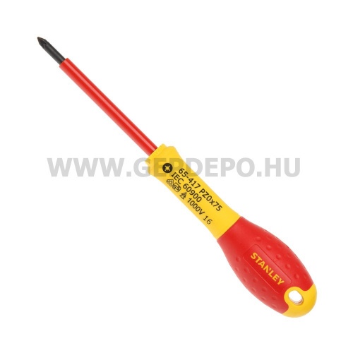 Stanley FatMax szigetelt csavarhúzó - PZ0 x 75 mm