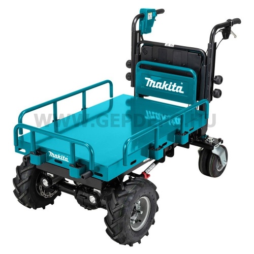 Makita DCU601Z akkus anyagmozgató talicska plató felépítménnyel 300 kg 2x18V LXT BL XPT