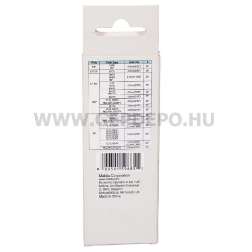 Makita láncreszelő kerek 4,0 mm sablonnal 1/4" befogással