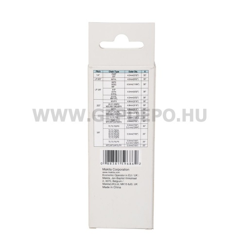 Makita láncreszelő kerek 4,5 mm sablonnal 1/4" befogással