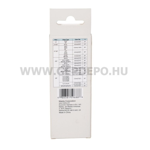 Makita láncreszelő kerek 5,2 mm sablonnal 1/4" befogással