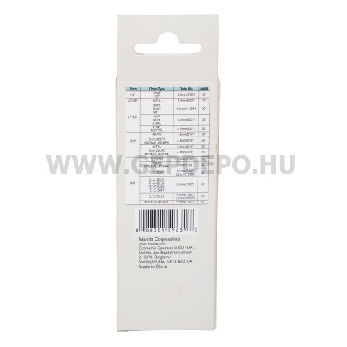 Makita láncreszelő kerek 5,5 mm sablonnal 1/4" befogással