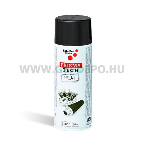 Schuller Eh‘klar Prisma TECH HEAT hőálló lakkspray - 400 ml, fekete