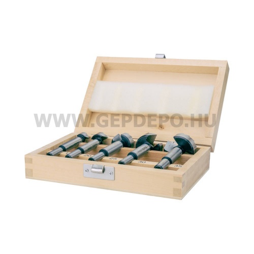 Makita Forstner fúrókészlet standard - 5 részes (15, 20, 25, 30, 35 mm), fa dobozban